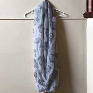 Vintage Camera Circle Scarf